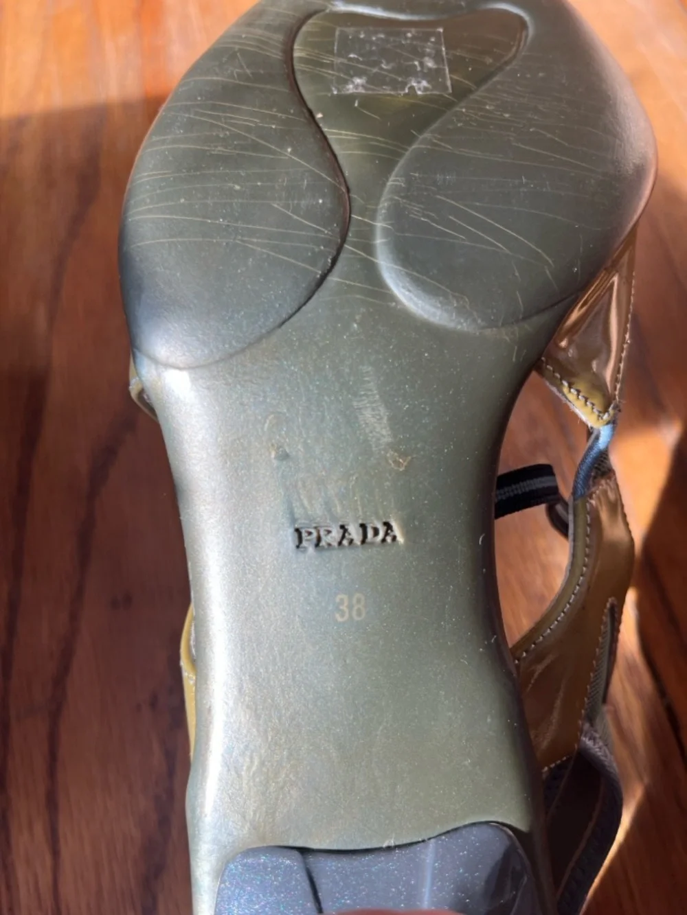 Iconic 2000s Prada Mercury slingback mesh kitten heels - Picture 12 of 13